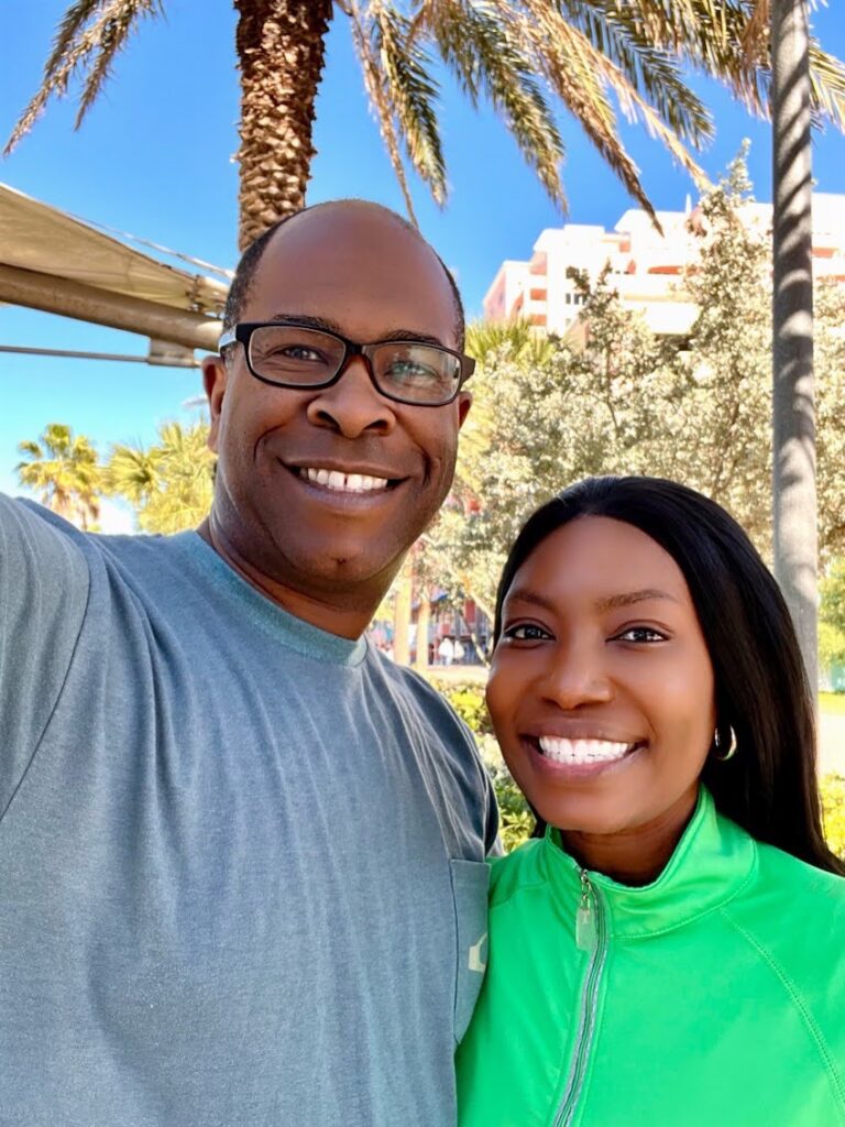 Frank and Sherelle Crum enjoying the Tampa weather!